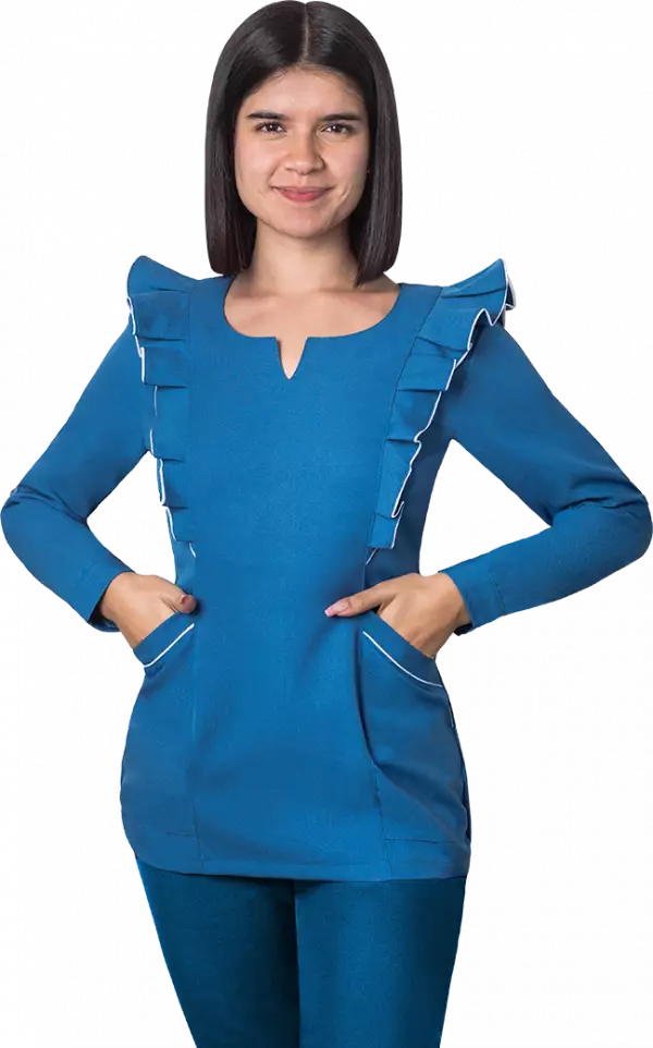 Delantal Chloe Manga Larga